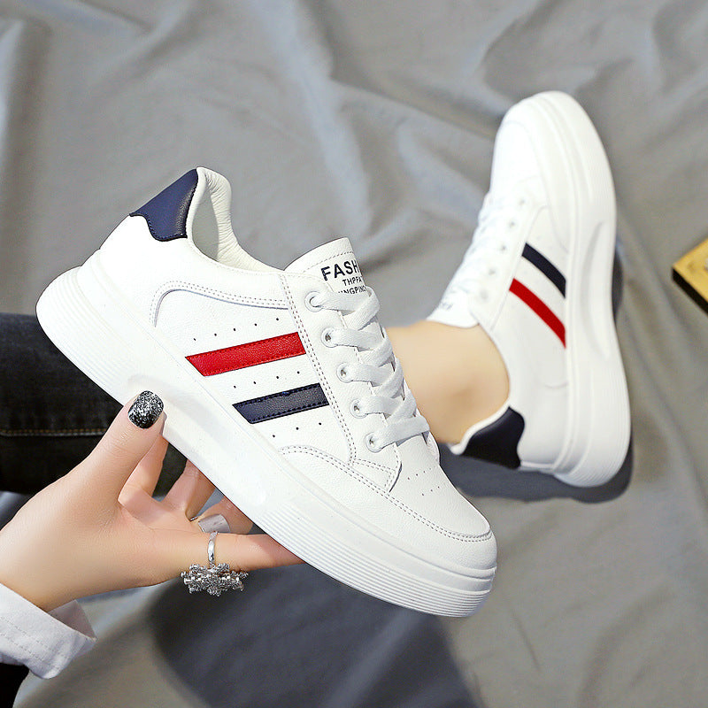 Little White Shoes Female Spring And Autumn New Female Shoes Student Thick-Soled Trendy Shoes All-Match