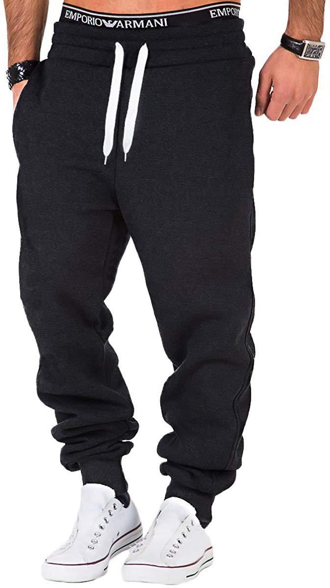 Men's Casual Sports Trousers Leggings Fitness Pants