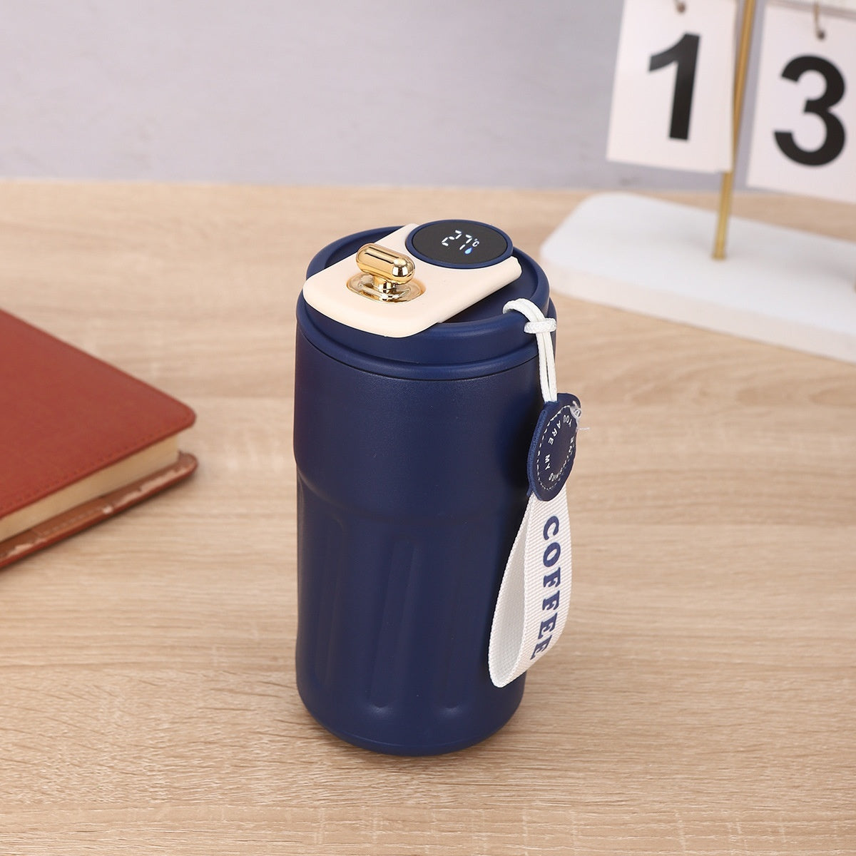 Smart Digital Portable Thermal Bottle Portable Coffee Mug - 450ml