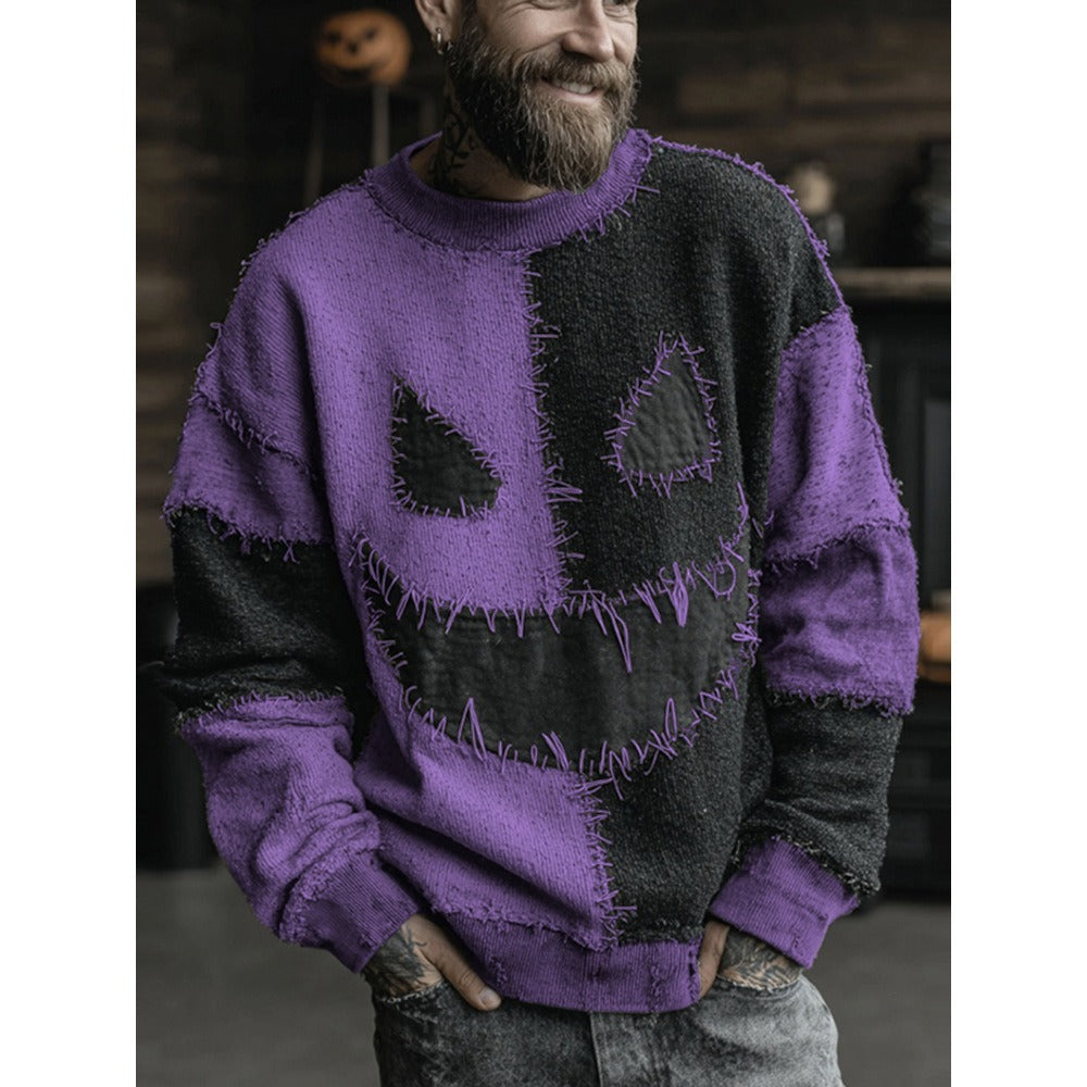 Halloween Men And Women Same Style Loose Sweater